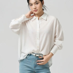 Áo Sơ Mi Vai Chờm Cổ Đức